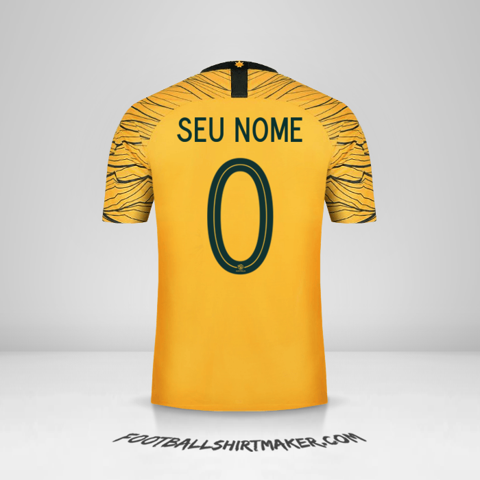 Camisa Austrália 2018 -  seu nome - 0