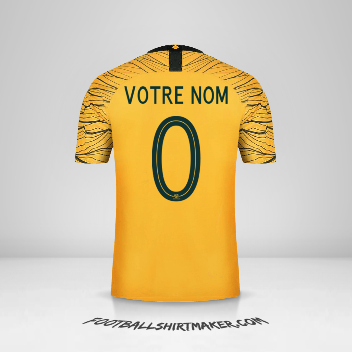 Maillot Australie 2018 -  votre nom - 0