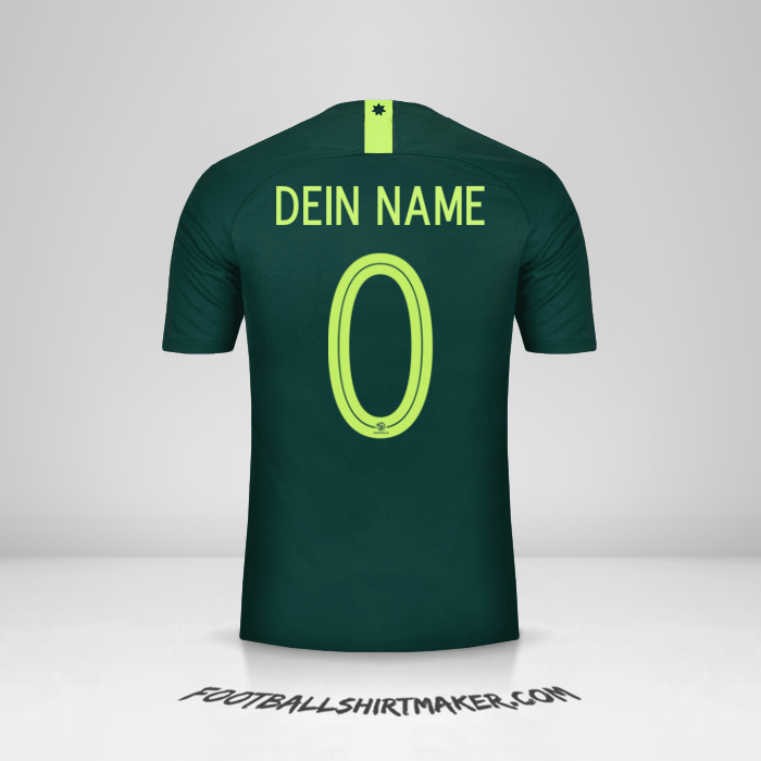 Trikot Australien 2018 II -  dein name - 0