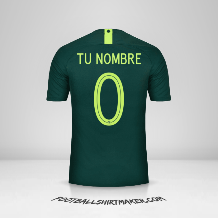 Jersey Australia 2018 II -  tu nombre - 0