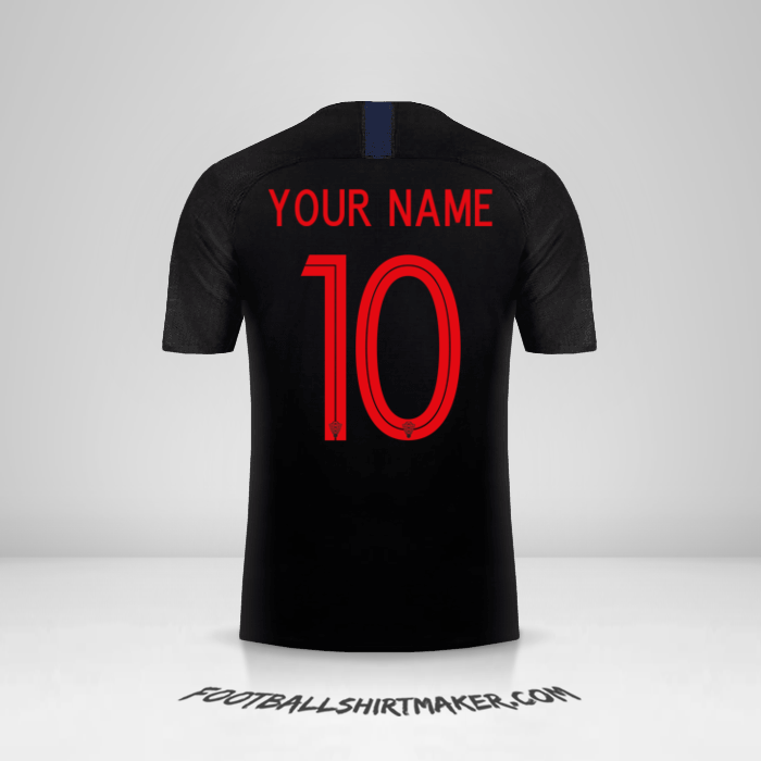 Croatia 2018 II jersey number 10 your name