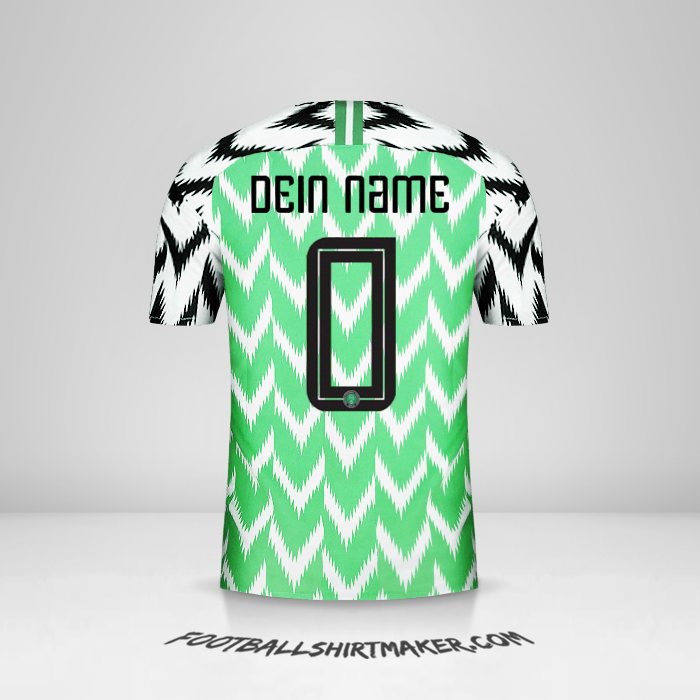 Trikot Nigeria 2018 -  dein name - 0