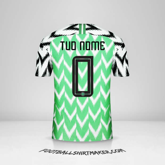 Maglia Nigeria 2018 -  tuo nome - 0