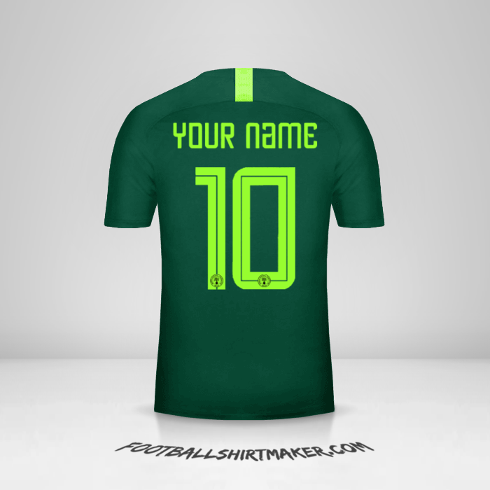 Nigeria 2018 II shirt number 10 your name