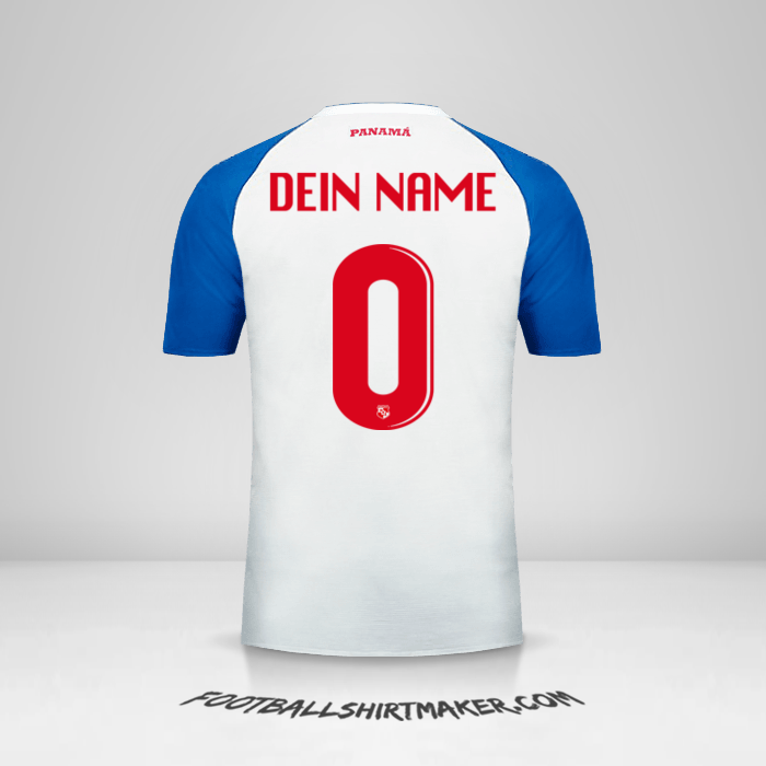 Trikot Panama 2018 II -  dein name - 0