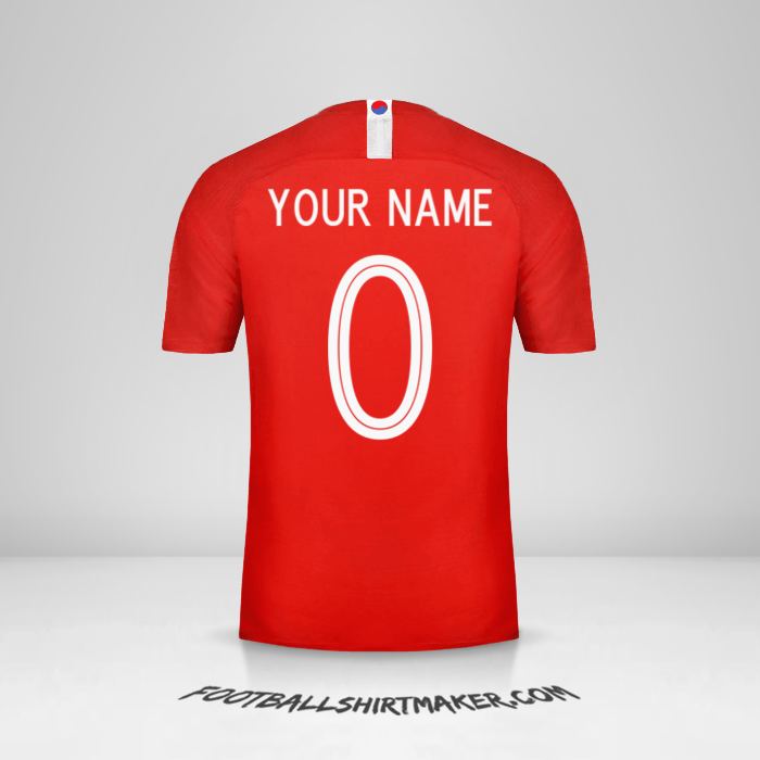 Shirt South Korea 2018 -  your name - 0