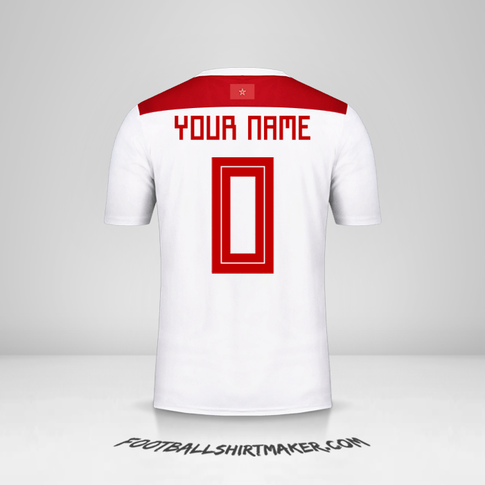 Jersey Morocco 2018 II -  your name - 0