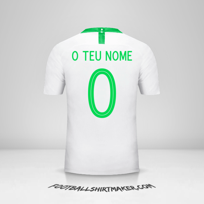 Camisola Arábia Saudita 2018 -  o teu nome - 0