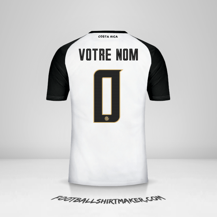 Maillot Costa Rica 2018 II -  votre nom - 0