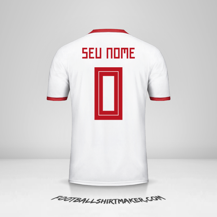 Camisa Irã 2018 -  seu nome - 0