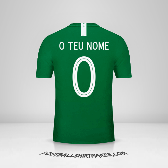 Camisola Arábia Saudita 2018 II -  o teu nome - 0