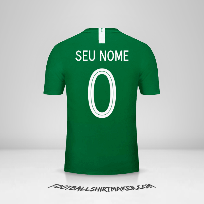 Camisa Arábia Saudita 2018 II -  seu nome - 0