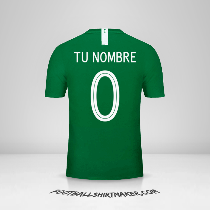 Camiseta Arabia Saudita 2018 II -  tu nombre - 0