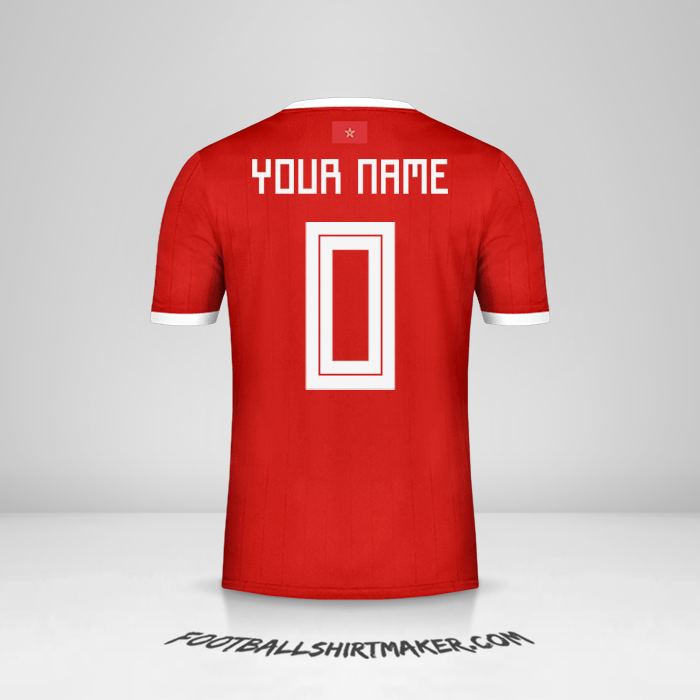 Shirt Morocco 2018 -  your name - 0