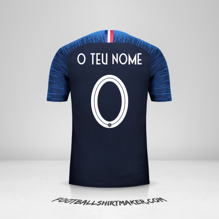 Camisola França 2018 -  o teu nome - 0