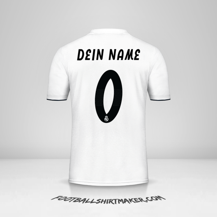 Trikot Real Madrid CF 2018/19 Cup -  dein name - 0