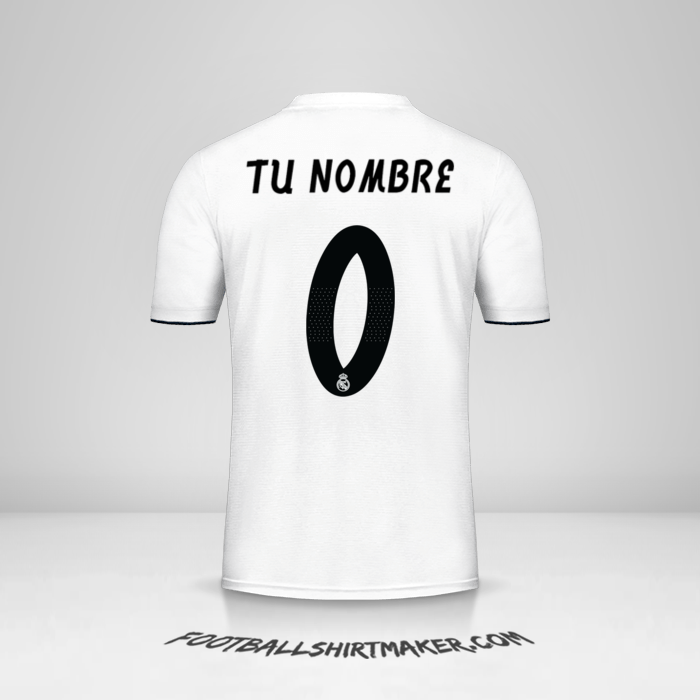 Jersey Real Madrid CF 2018/19 Cup -  tu nombre - 0