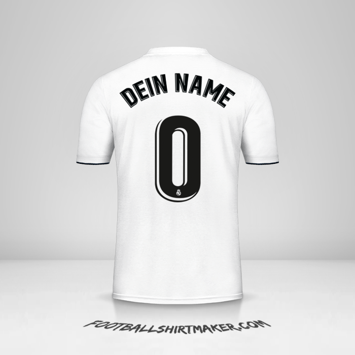 Trikot Real Madrid CF 2018/19 -  dein name - 0