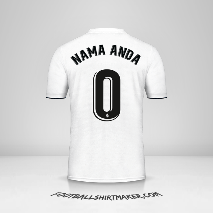 Jersey Real Madrid CF 2018/19 -  nama anda - 0