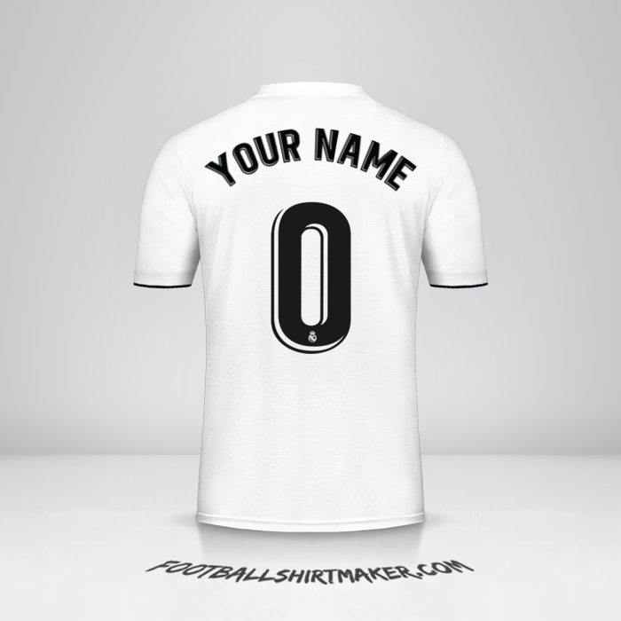 Shirt Real Madrid CF 2018/19 -  your name - 0