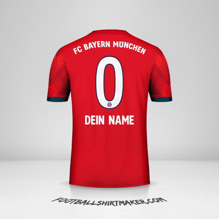 Trikot FC Bayern Munchen 2018/19 -  dein name - 0