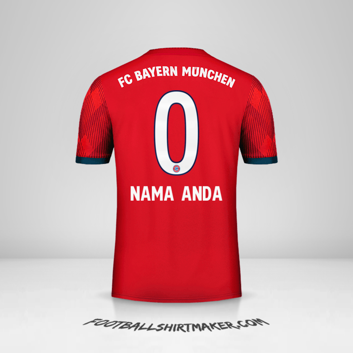 Jersey FC Bayern Munchen 2018/19 -  nama anda - 0