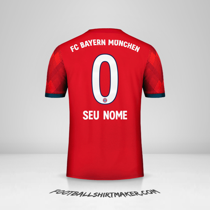 Camisa FC Bayern Munchen 2018/19 -  seu nome - 0