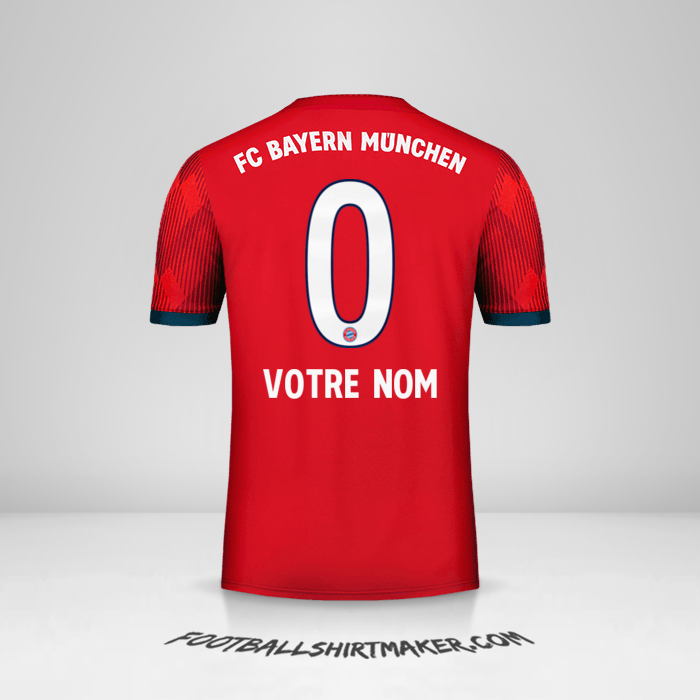 Maillot FC Bayern Munchen 2018/19 -  votre nom - 0