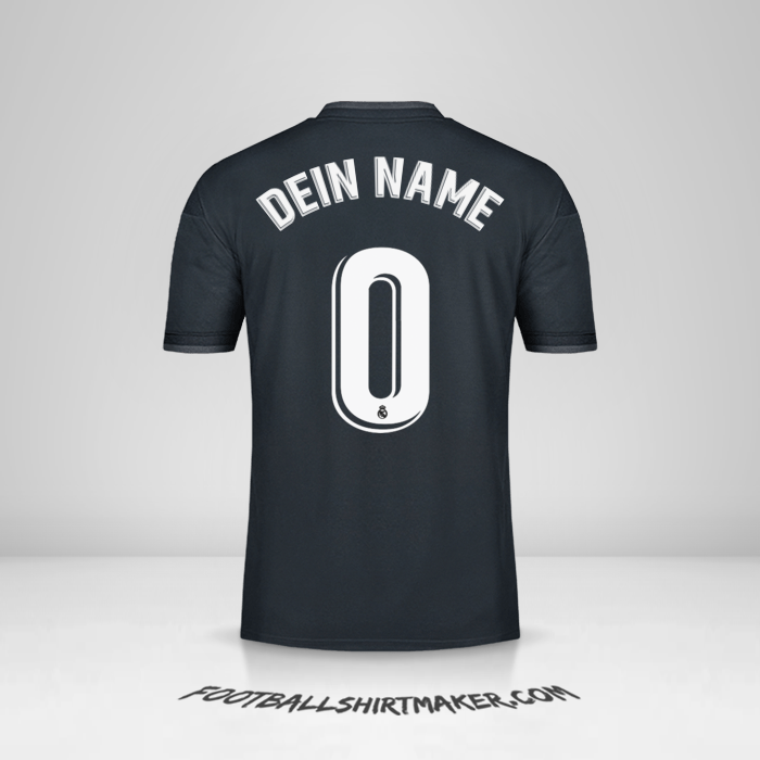 Trikot Real Madrid CF 2018/19 II -  dein name - 0