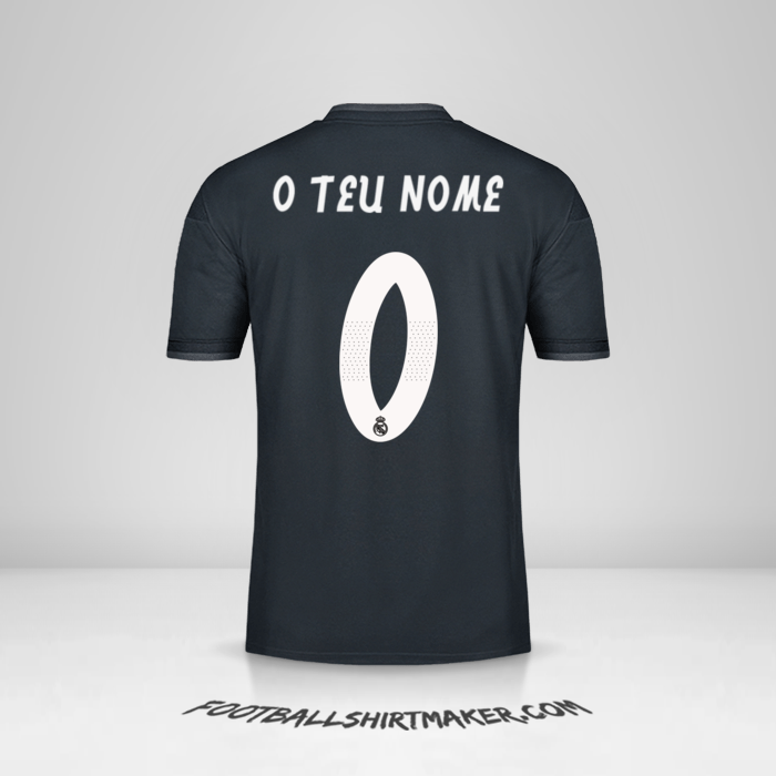 Camisola Real Madrid CF 2018/19 Cup II -  o teu nome - 0