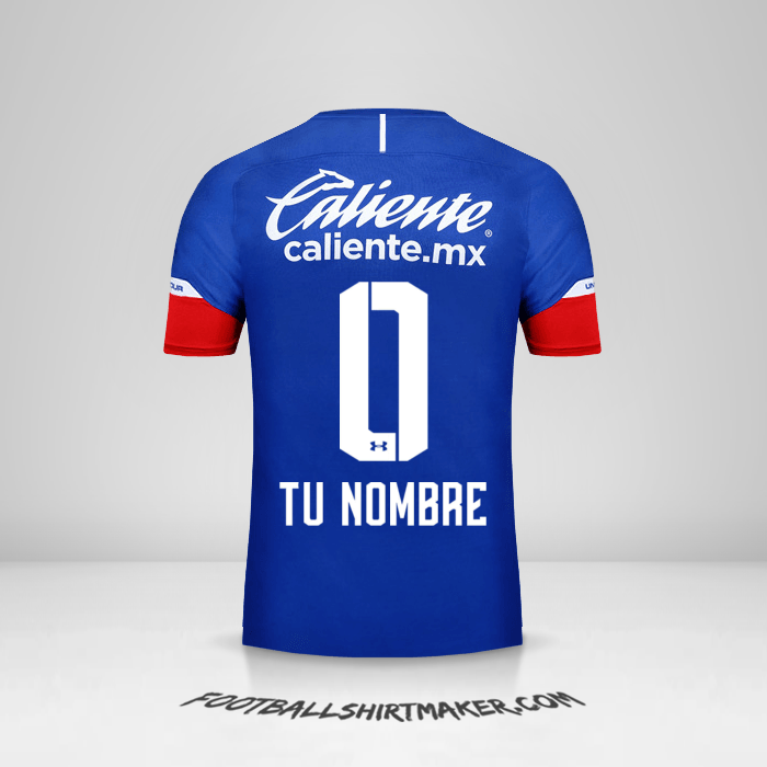 Jersey Cruz Azul 2018/19 -  tu nombre - 0