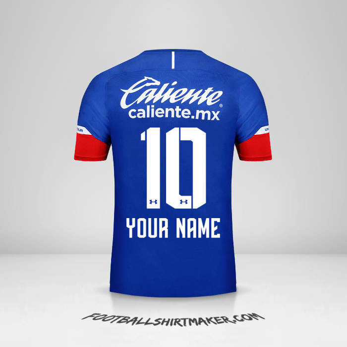 Cruz Azul 2018/19 shirt number 10 your name