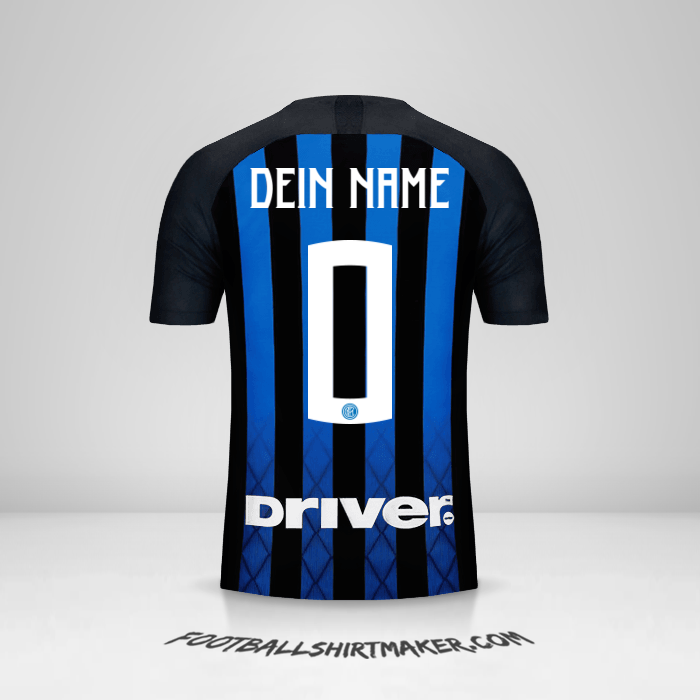 Trikot Inter 2018/19 -  dein name - 0