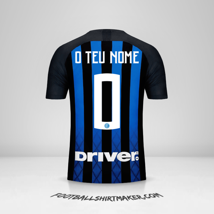 Camisola Inter 2018/19 -  o teu nome - 0