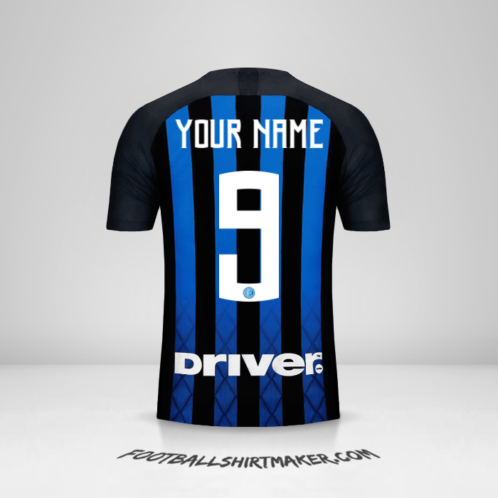 Inter 2018/19 jersey number 9 your name