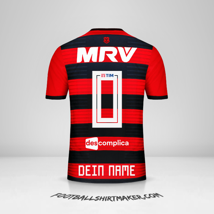 Trikot Flamengo 2018/19 -  dein name - 0