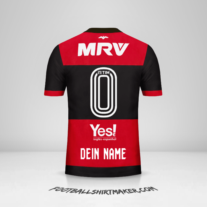 Trikot Flamengo 2017/18 -  dein name - 0