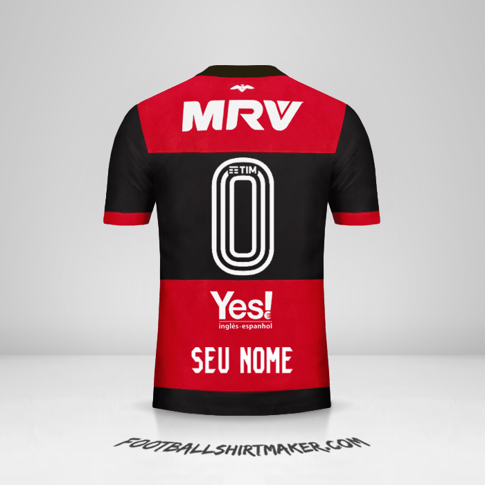 Camisa Flamengo 2017/18 -  seu nome - 0