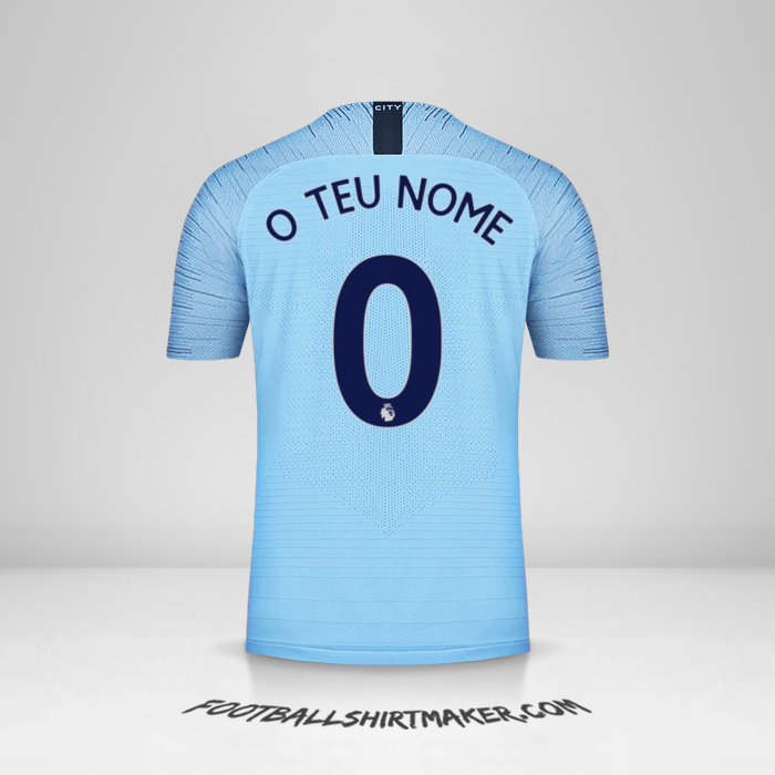 Camisola Manchester City 2018/19 -  o teu nome - 0