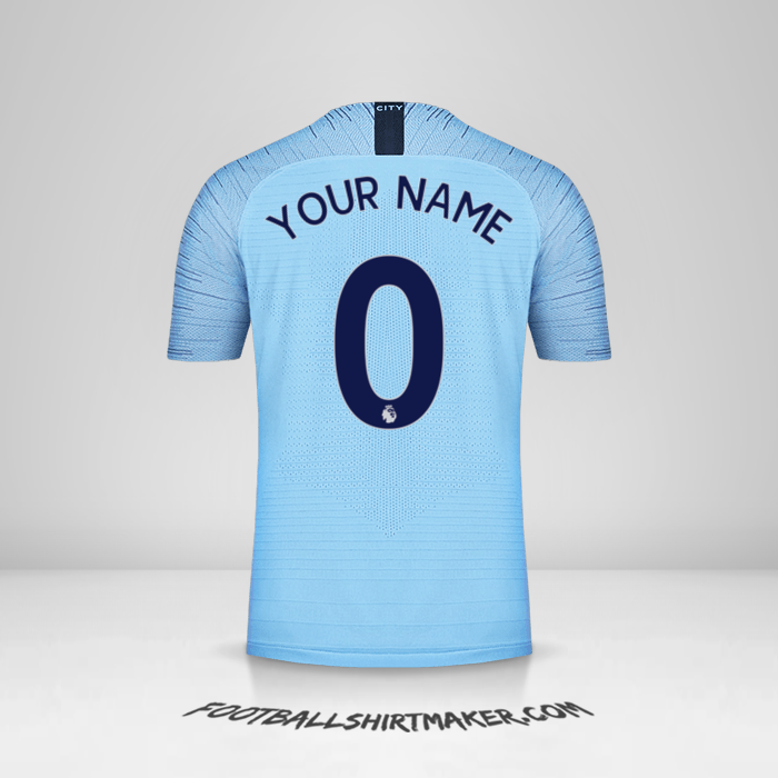 Manchester City 2018/19 shirt number 0 your name