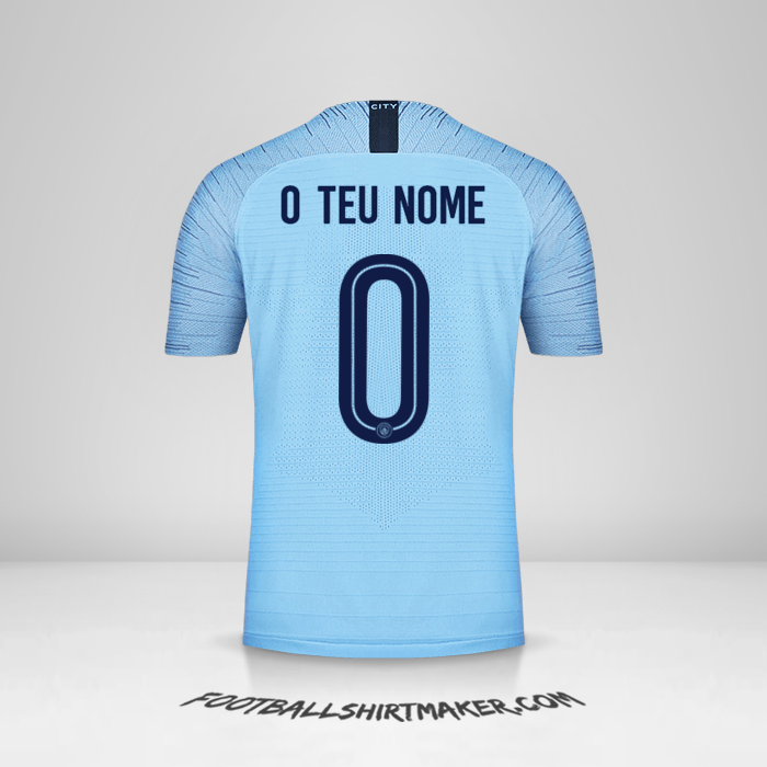 Camisola Manchester City 2018/19 Cup -  o teu nome - 0