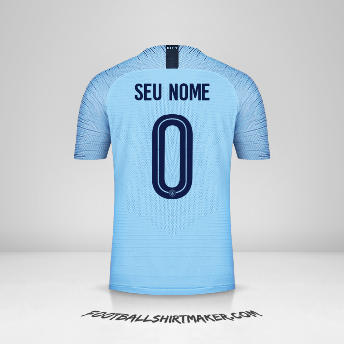 Camisa Manchester City 2018/19 Cup -  seu nome - 0