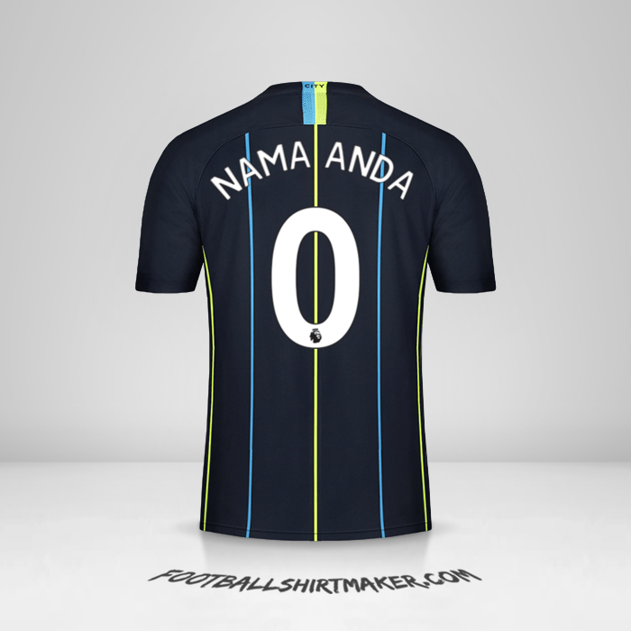 Jersey Manchester City 2018/19 II -  nama anda - 0