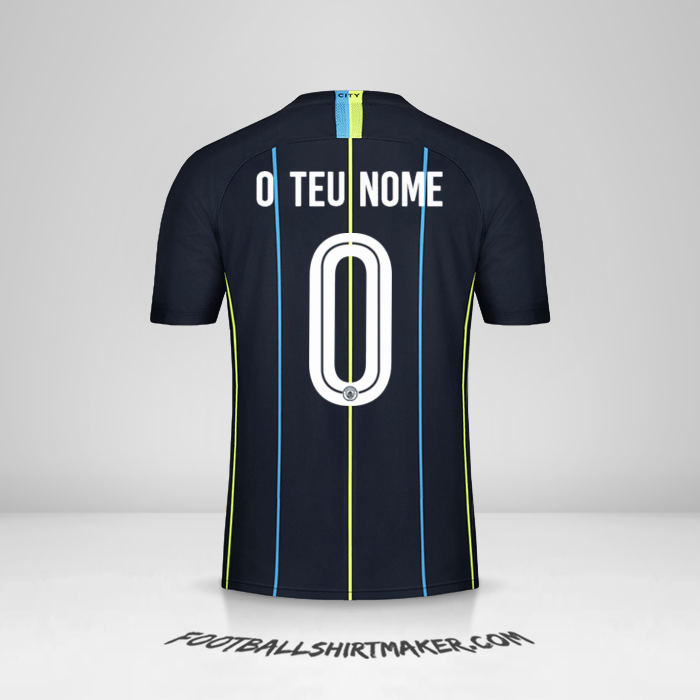 Camisola Manchester City 2018/19 Cup II -  o teu nome - 0