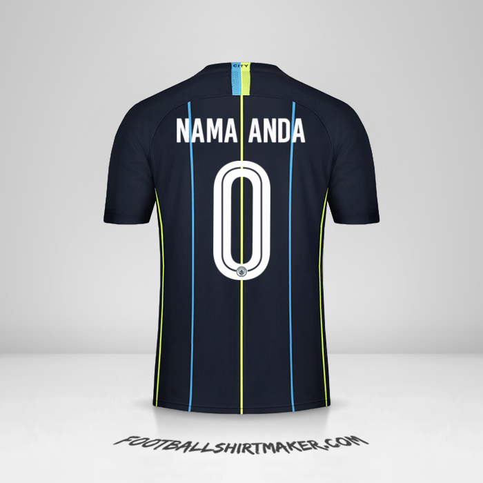 Jersey Manchester City 2018/19 Cup II -  nama anda - 0