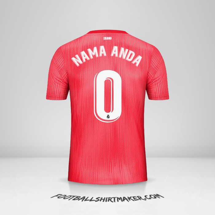 Jersey Real Madrid CF 2018/19 III -  nama anda - 0