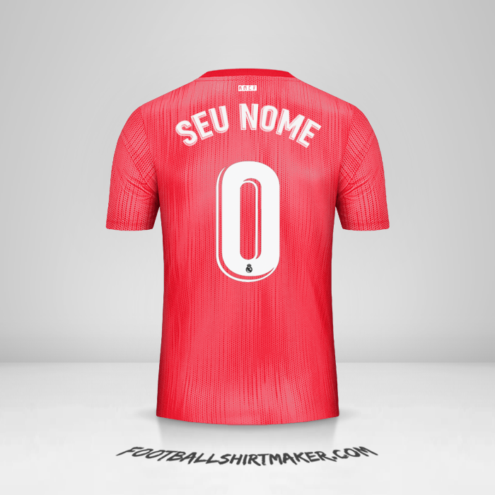 Camisa Real Madrid CF 2018/19 III -  seu nome - 0