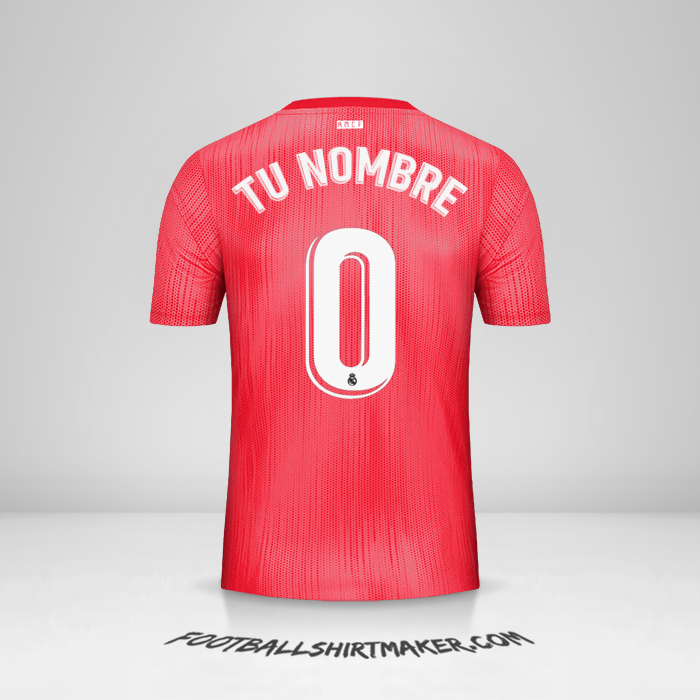 Jersey Real Madrid CF 2018/19 III -  tu nombre - 0