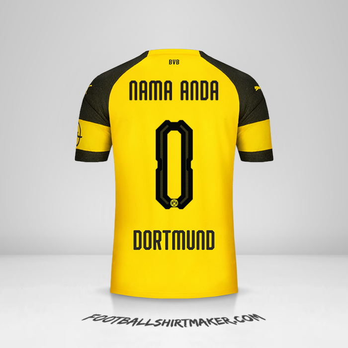 Jersey Borussia Dortmund 2018/19 -  nama anda - 0