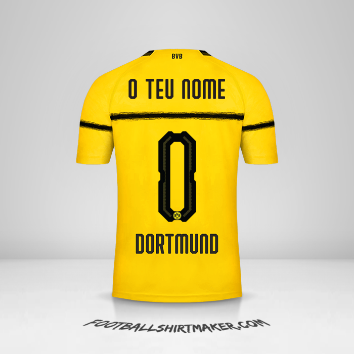 Camisola Borussia Dortmund 2018/19 Cup -  o teu nome - 0